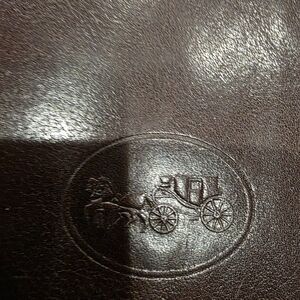 Coach Dark Brown Leather Men's Wallet
